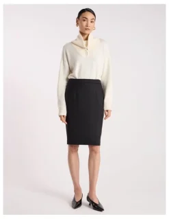 David Lawrence Celeste Pencil Skirt in Black