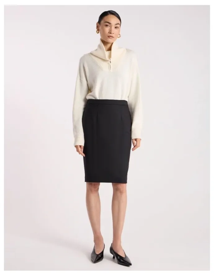 David Lawrence Celeste Pencil Skirt in Black