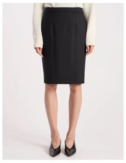 David Lawrence Celeste Pencil Skirt in Black