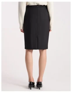 David Lawrence Celeste Pencil Skirt in Black