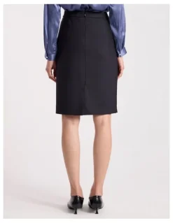 David Lawrence Celeste Pencil Skirt in Ink