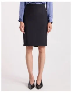 David Lawrence Celeste Pencil Skirt in Ink