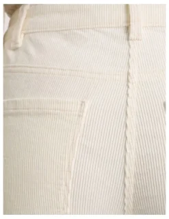 David Lawrence Celine Corduroy Pant in Ivory