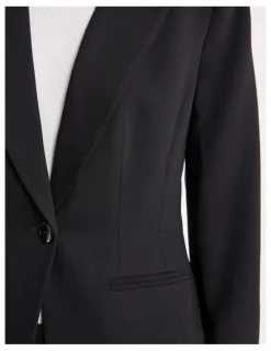 David Lawrence Edna Suit Blazer in Black