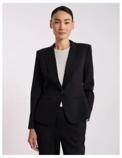 David Lawrence Edna Suit Blazer in Black