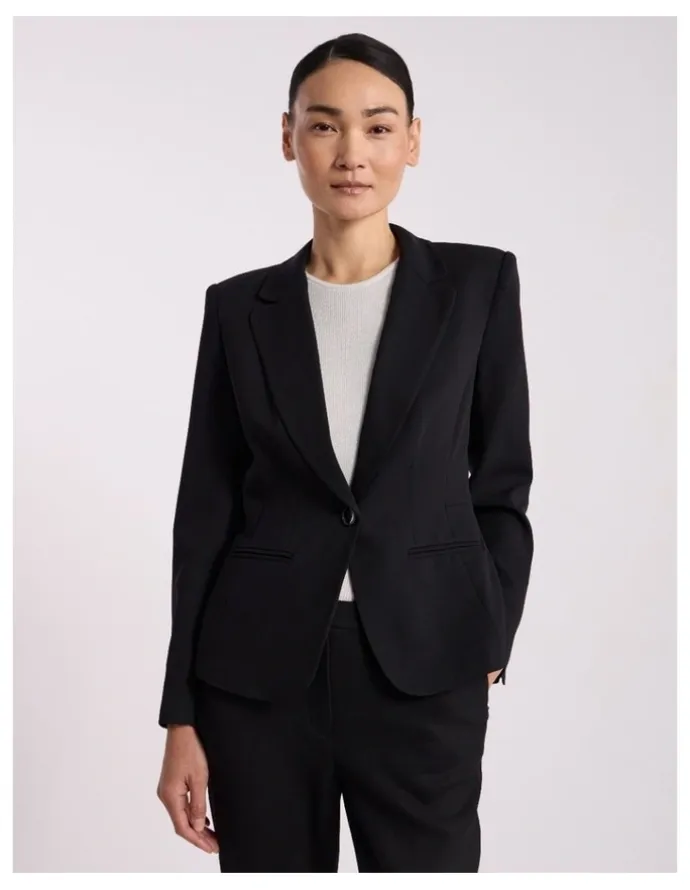 David Lawrence Edna Suit Blazer in Black