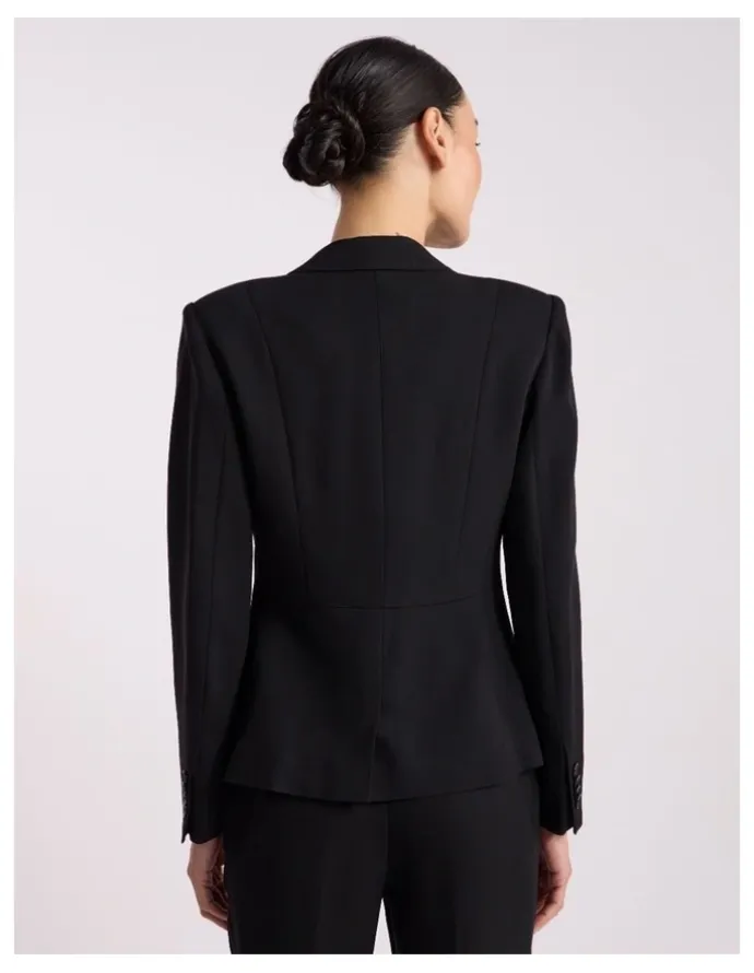 David Lawrence Edna Suit Blazer in Black