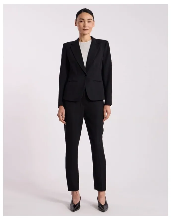David Lawrence Edna Suit Blazer in Black