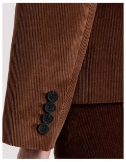 David Lawrence Iiona Corduroy Blazer in Nutmeg