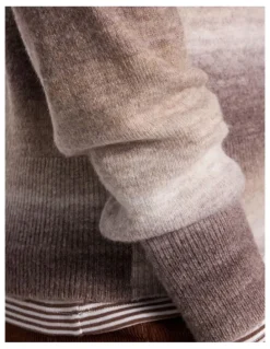 David Lawrence Jesse Ombre Knit in Nutmeg Ombre