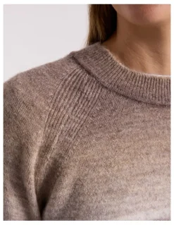 David Lawrence Jesse Ombre Knit in Nutmeg Ombre