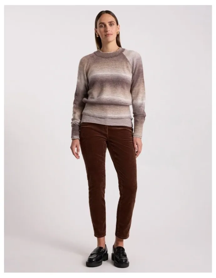 David Lawrence Jesse Ombre Knit in Nutmeg Ombre