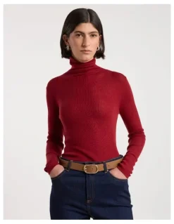 David Lawrence Kumru Leather Belt in Tan/Gold