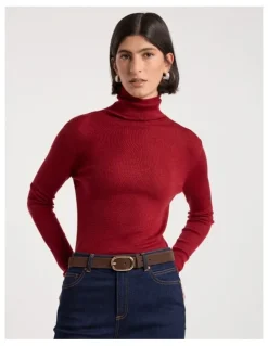 David Lawrence Kumru Leather Suede Belt in Chocolate