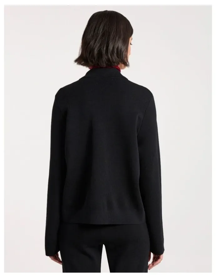David Lawrence Laila Milano Knit Jacket in Black