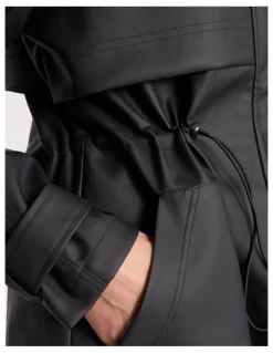 David Lawrence Lima Pvc Windbreaker in Black