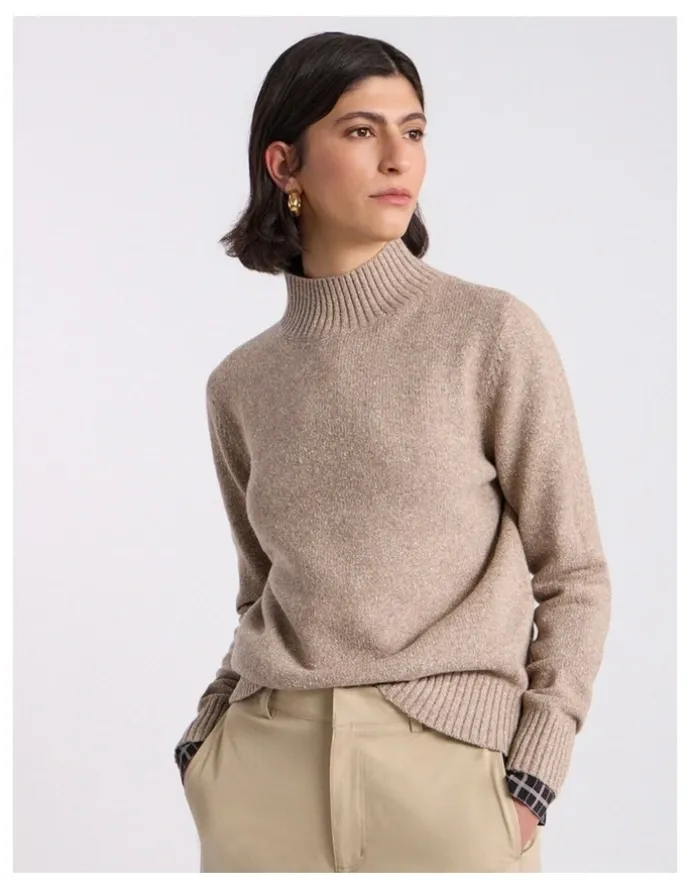 David Lawrence Noor Mouline Knit in Tawny