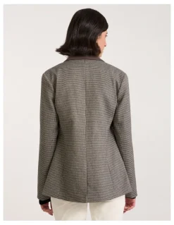 David Lawrence Whitney Jacket in Espresso Check