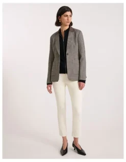 David Lawrence Whitney Jacket in Espresso Check