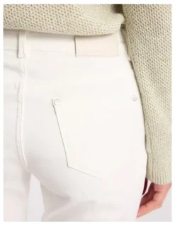 David Lawrence Amanda Slim Leg Jean in White