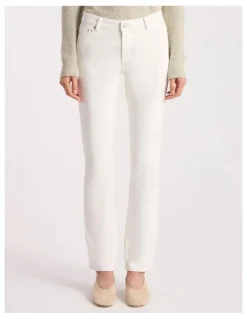 David Lawrence Amanda Slim Leg Jean in White