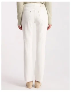 David Lawrence Amanda Slim Leg Jean in White