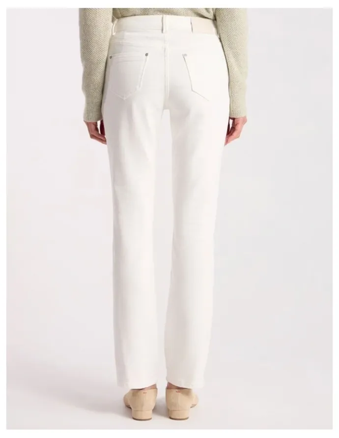David Lawrence Amanda Slim Leg Jean in White