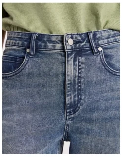 David Lawrence Shandie Kick Flare Jean in Antique Wash