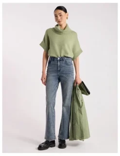 David Lawrence Shandie Kick Flare Jean in Antique Wash