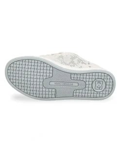 DC Court Graffik Skate Shoes in Lily White