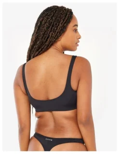 Decathlon Decathlon | CROP TOP AURELY BLACK WITH REMOVABLE CUPS