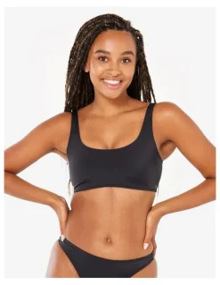 Decathlon Decathlon | CROP TOP AURELY BLACK WITH REMOVABLE CUPS