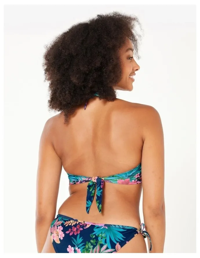 Decathlon Laura Bandeau Surf Swimsuit Top in Borabora Blue