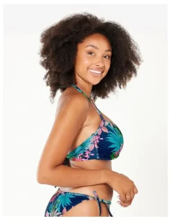 Decathlon Laura Bandeau Surf Swimsuit Top in Borabora Blue