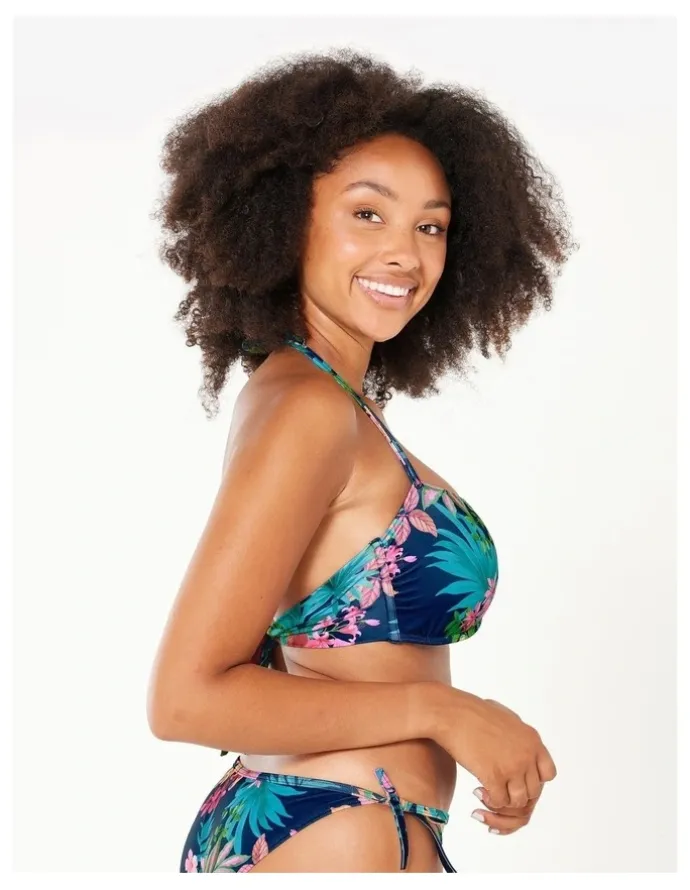 Decathlon Laura Bandeau Surf Swimsuit Top in Borabora Blue
