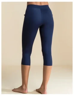 Decathlon Una Swimming Leggings in Light Navy Blue