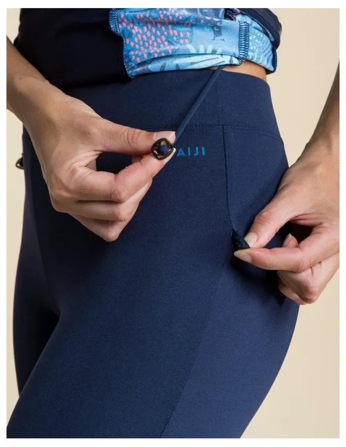 Decathlon Una Swimming Leggings in Light Navy Blue