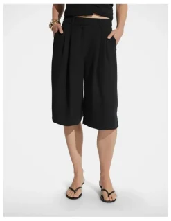 DECJUBA Annabelle Longline Short in Black