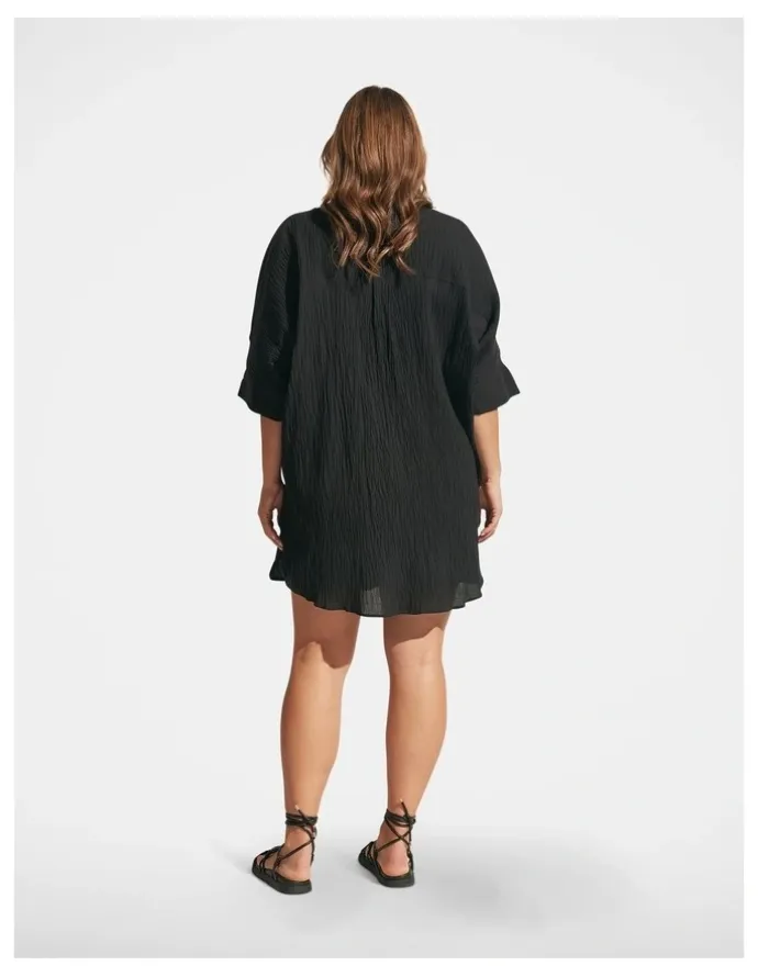 DECJUBA Beach Short in Black