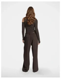 DECJUBA Carmen Tailored Pant in Brown