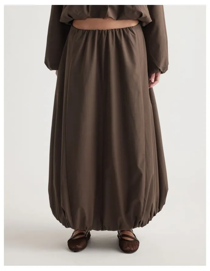 Decjuba D-Luxe Bubble Midi Skirt