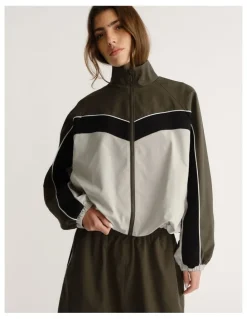 Decjuba D-Luxe Contrast Panel Parka