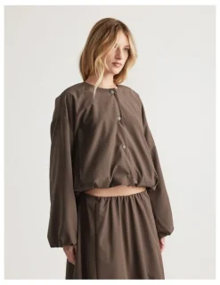 Decjuba D-Luxe Crop Bubble Jacket
