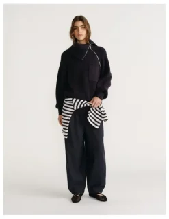 Decjuba D-Luxe High Neck Knit Jumper