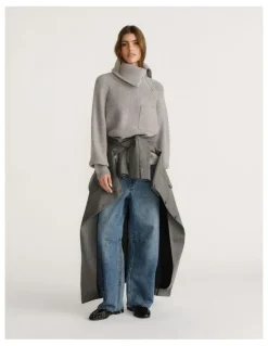 Decjuba D-Luxe High Neck Knit Jumper