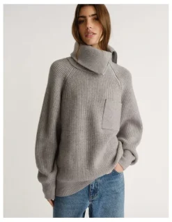 Decjuba D-Luxe High Neck Knit Jumper