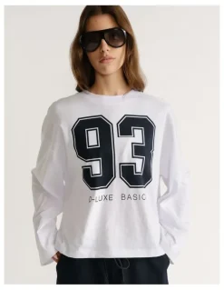 Decjuba D-Luxe Number Long Sleeve Tee