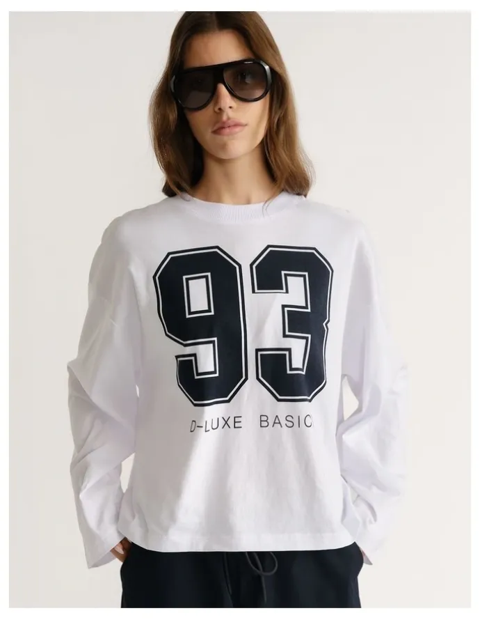 Decjuba D-Luxe Number Long Sleeve Tee