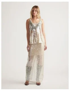 Decjuba Frankie Sequin Tank