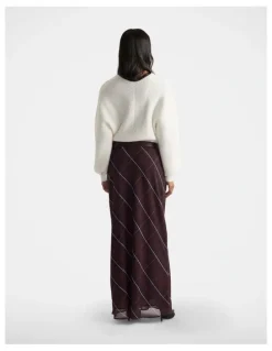 DECJUBA Harper Crossover Jumper in White